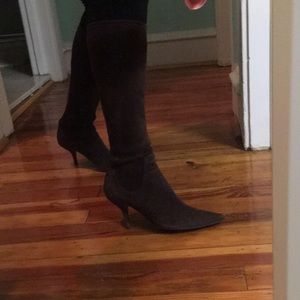 Sergio Rossi Shoes - Sergio Rossi Dark brown suede pointed boots Sergio Rossi Shoes - Sergio Rossi Dark brown suede pointed boots